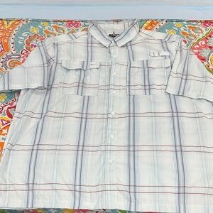 Habit Men's Light Blue Striped Shirt